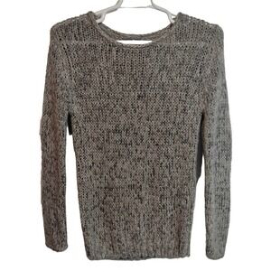 I Jeans by Buffalo sleeved sweater mohair marbled black,gray,pink,silver woman M